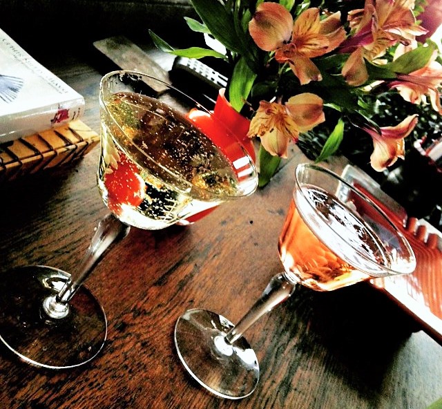 Girlie Martini: Champagne, vodka, vermouth and a cherry. Photo: Farther Along/Flickr