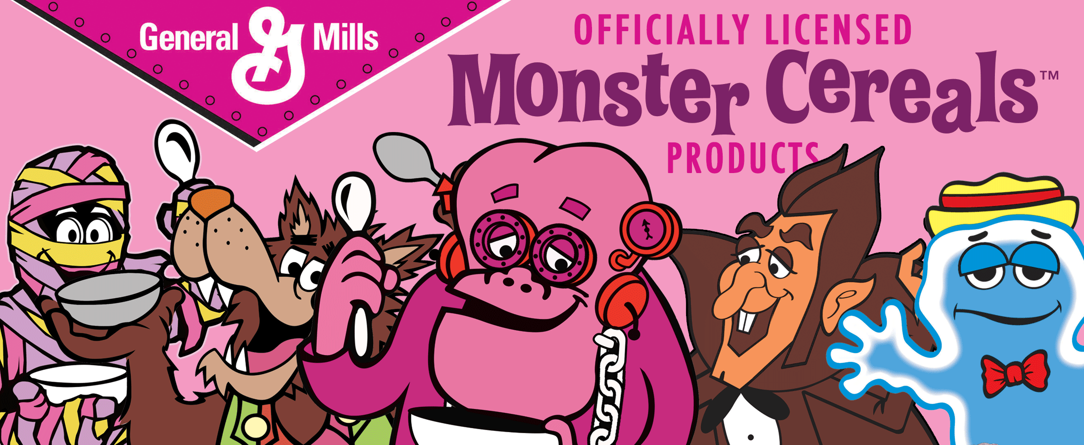 Officially lic. General Mills cereal mascots. Photo/artwork used with permission from Retro-a-go-go! .