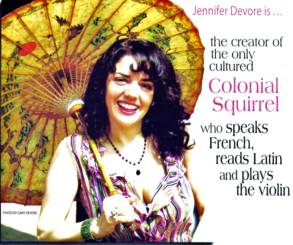 Geek girl extraordinaire, author Jennifer Susannah Devore *a.k.a. JennyPop), Williamsburg, Virginia: Next Door Neighbor Magazine, 2008.