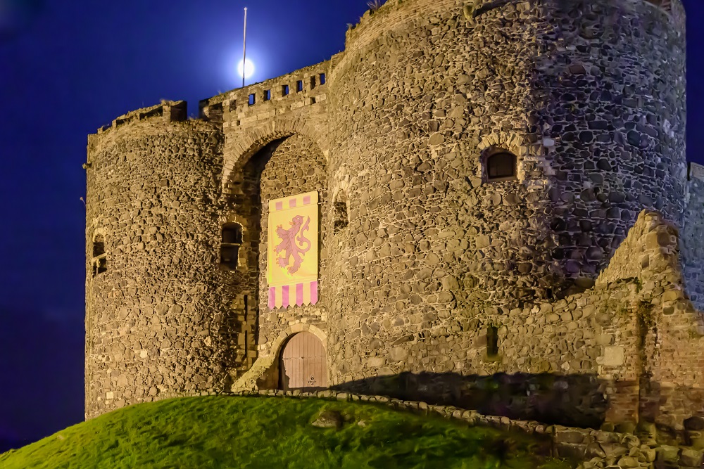 Carrickfergus Castle, Co. Antrim, Northern Ireland Carrickfergus Castle, Co. Antrim, Northern Ireland. Photo: Adobe Stock lic. #343911068