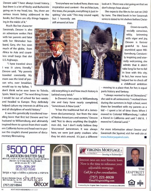 Next Door Neighbors article Part III